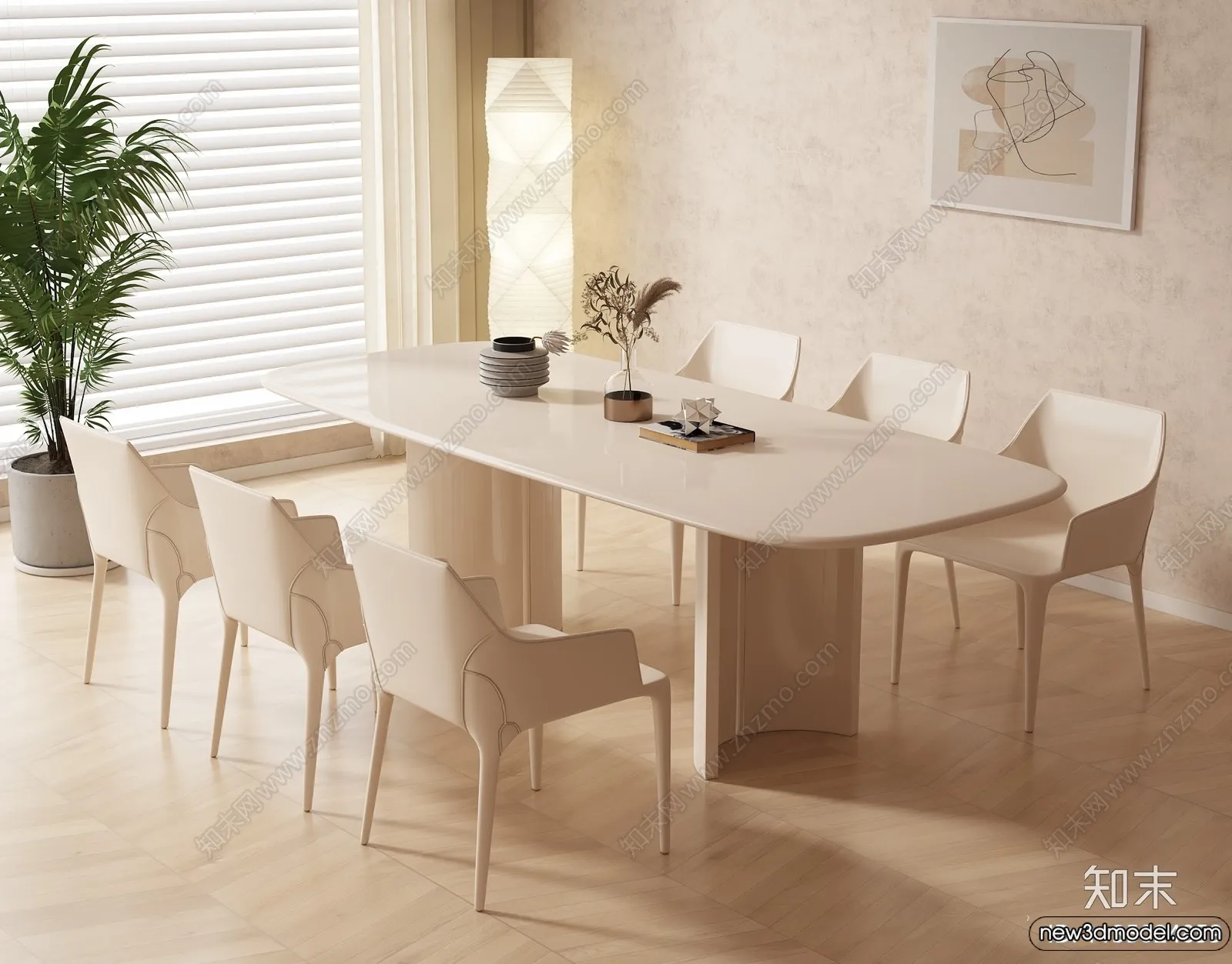 Dining Room - 3D Models - 3D Interior Scenes - 106