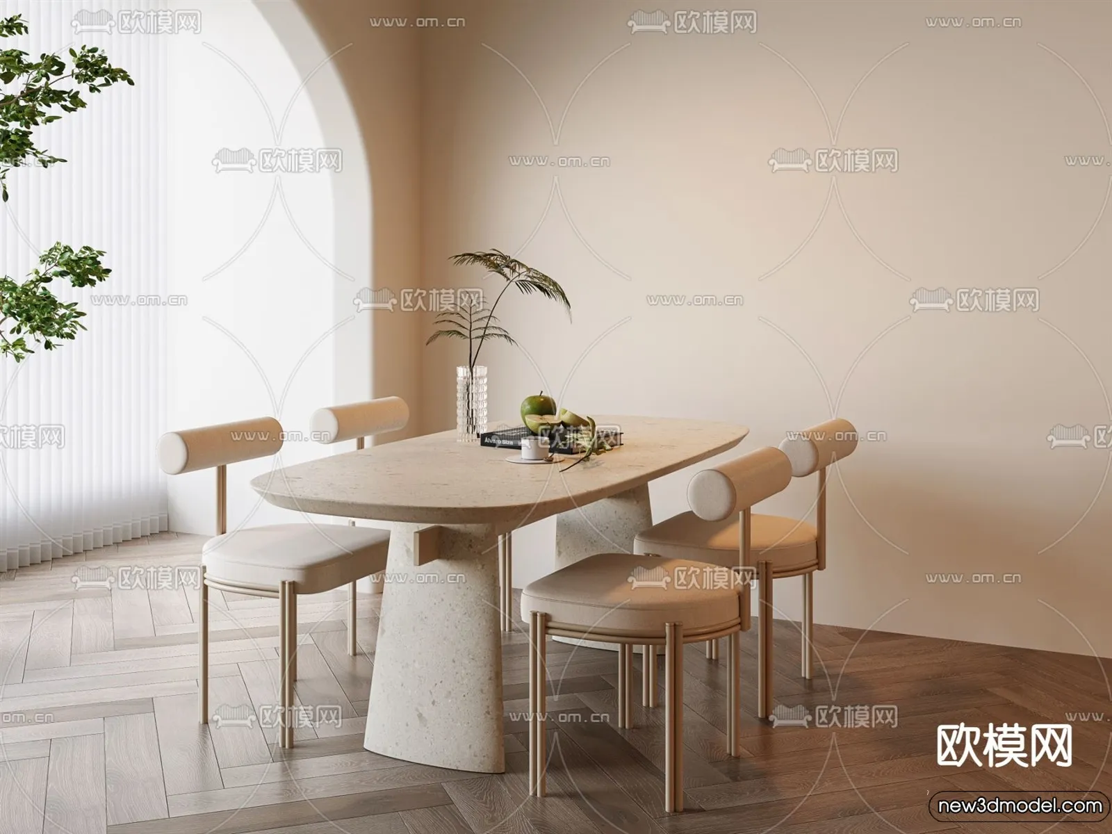 Dining Room - 3D Models - 3D Interior Scenes - 107