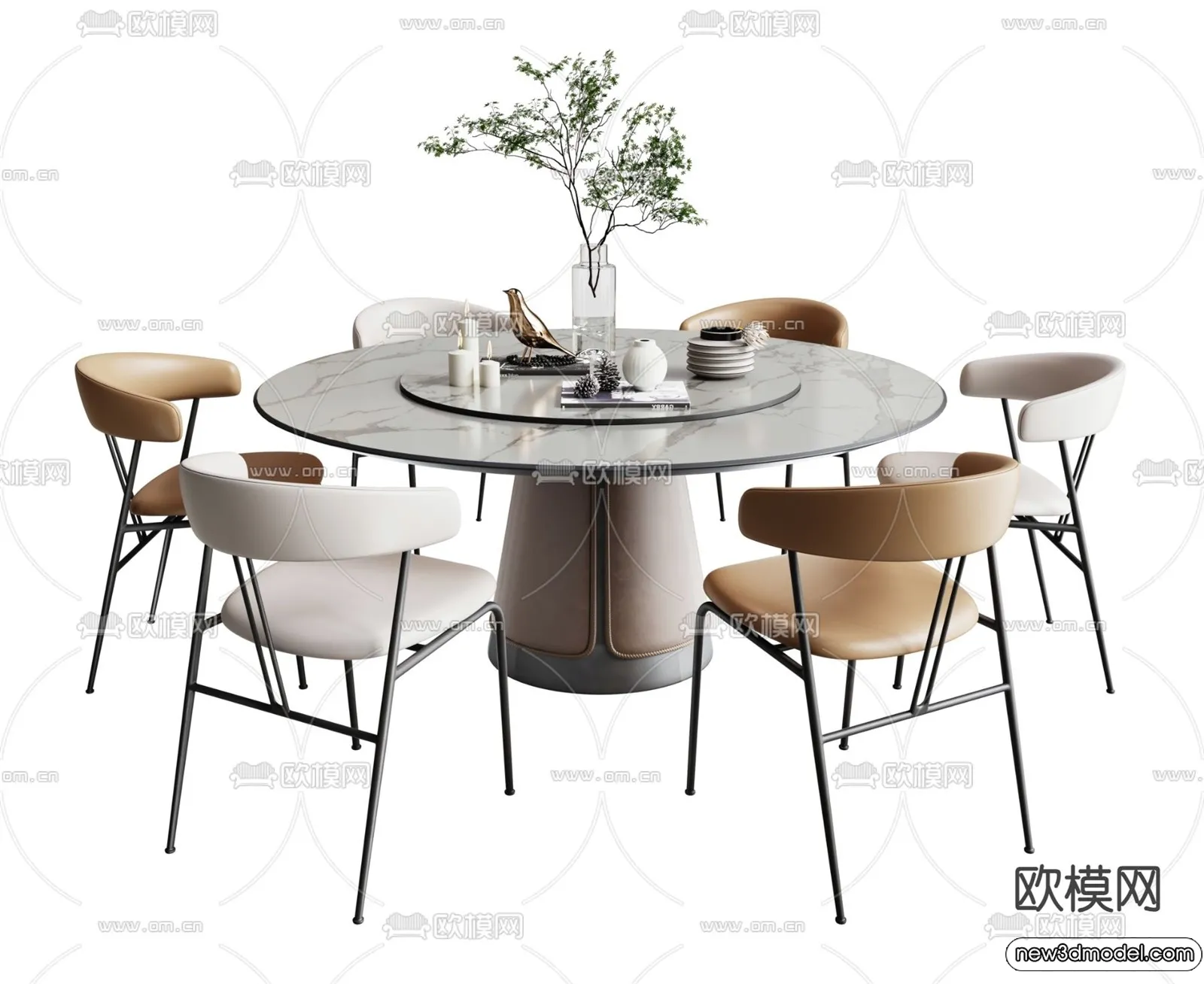 Dining Room - 3D Models - 3D Interior Scenes - 109
