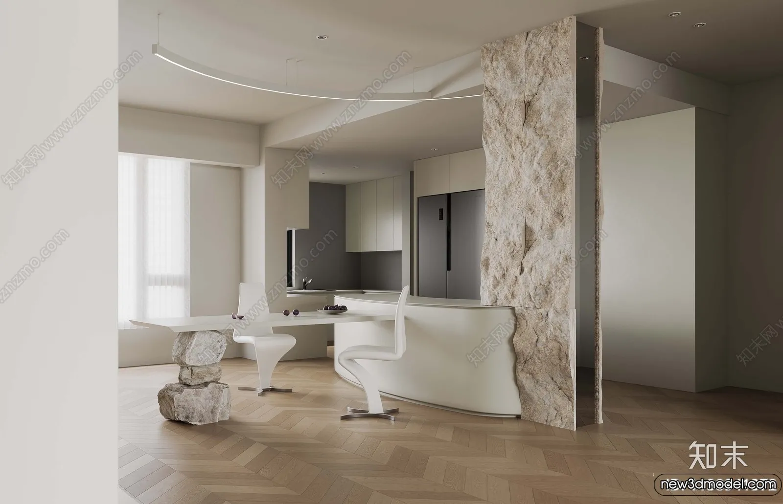 Dining Room - 3D Models - 3D Interior Scenes - 111