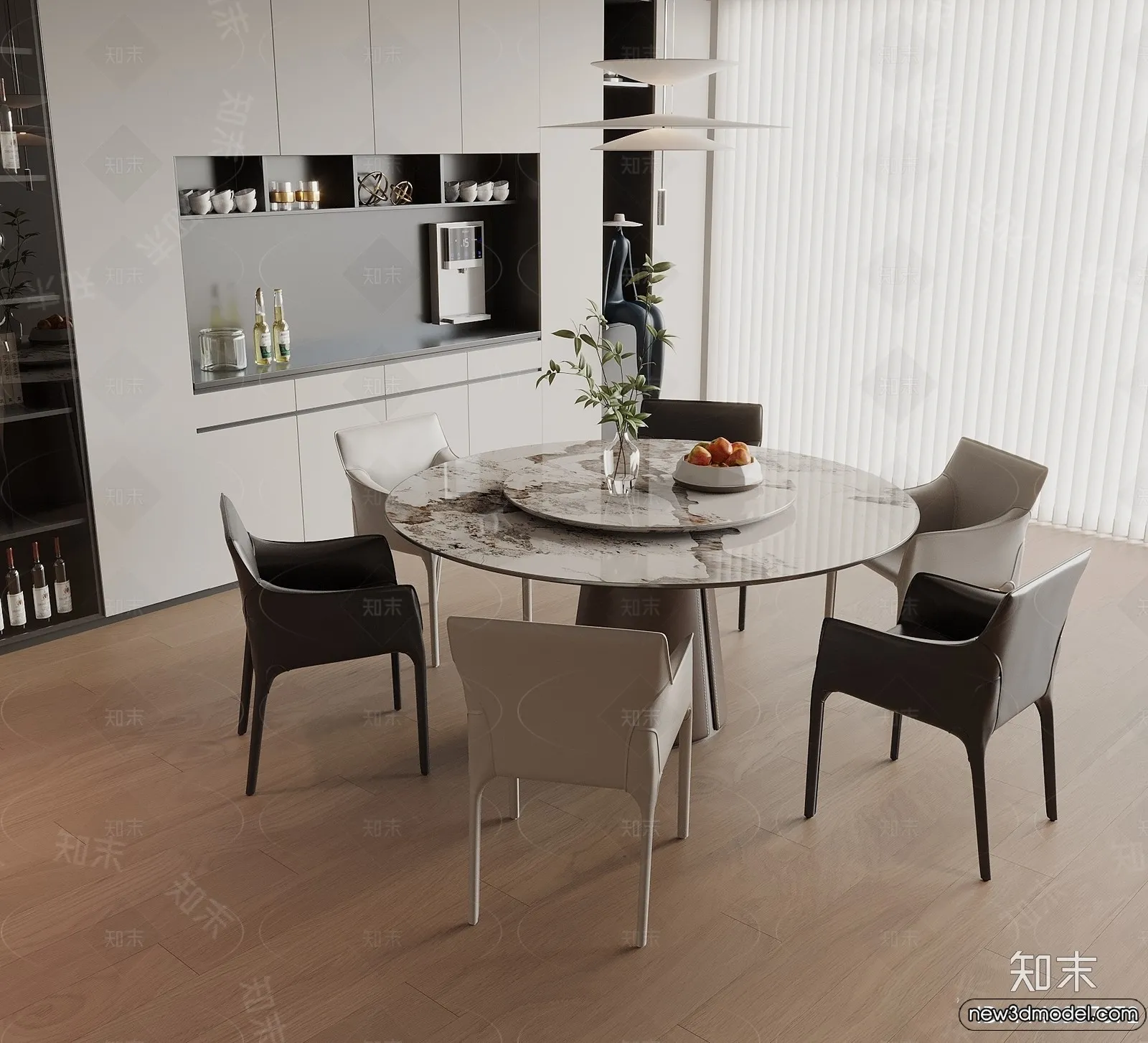 Dining Room - 3D Models - 3D Interior Scenes - 122