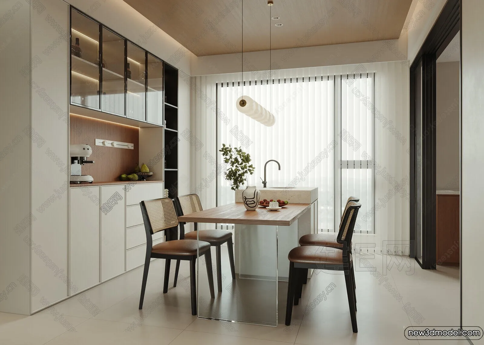 Dining Room - 3D Models - 3D Interior Scenes - 126