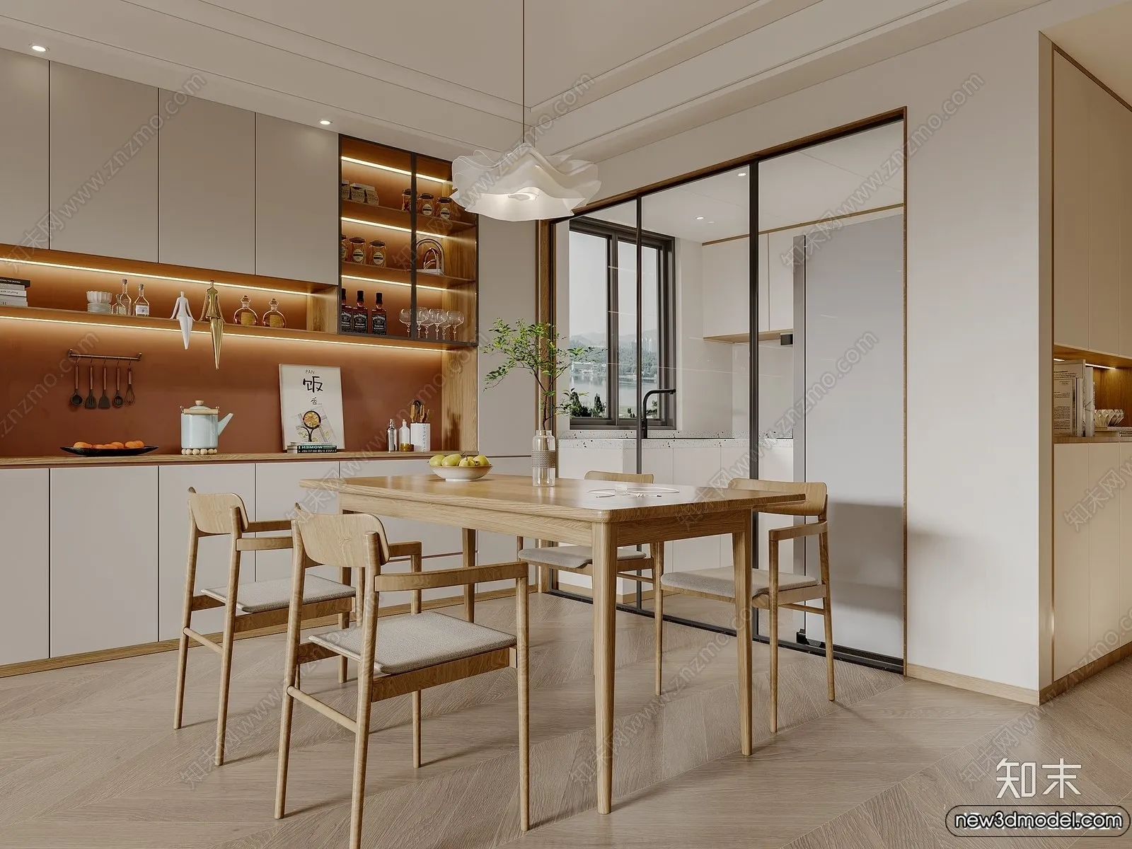 Dining Room - 3D Models - 3D Interior Scenes - 127
