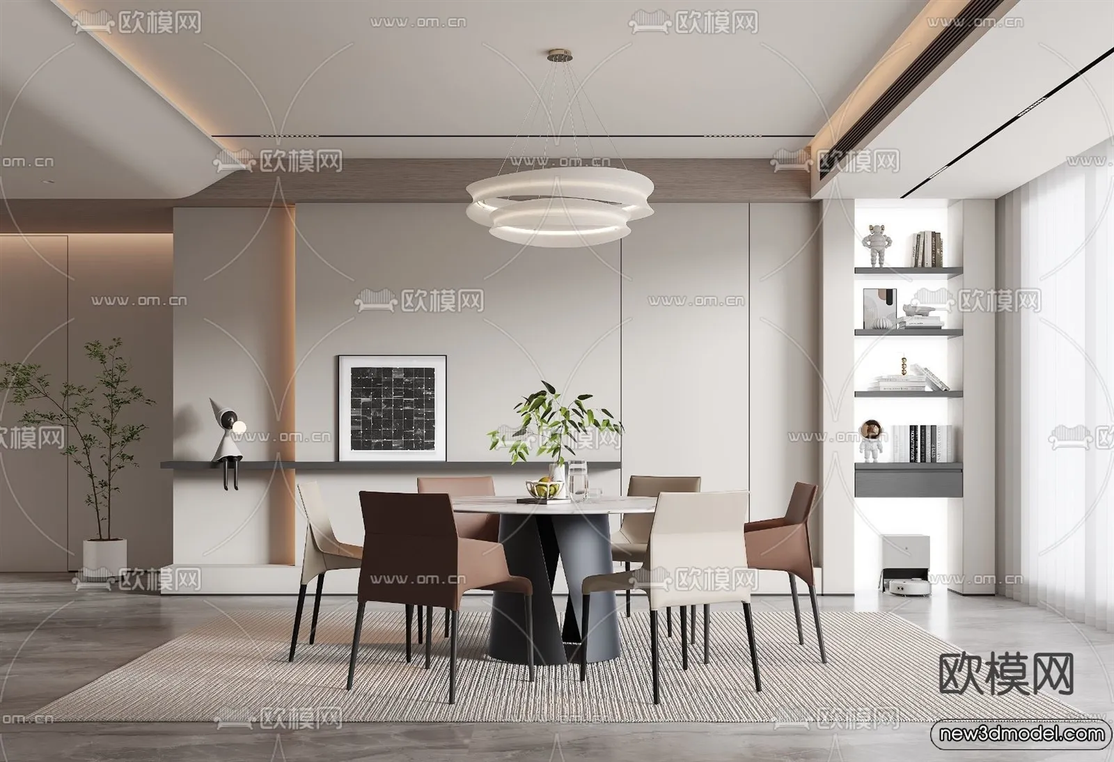 Dining Room - 3D Models - 3D Interior Scenes - 144