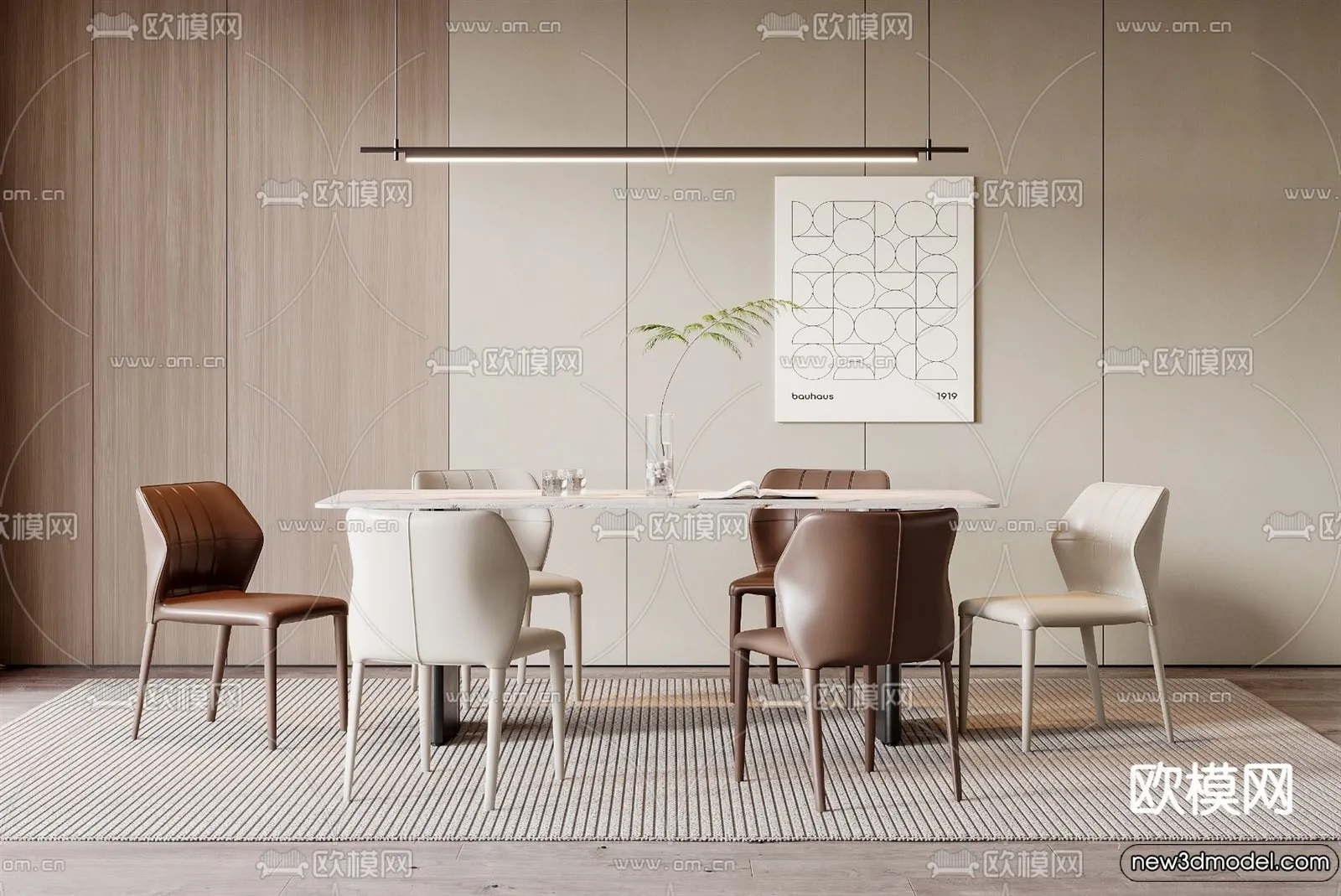 Dining Room - 3D Models - 3D Interior Scenes - 151