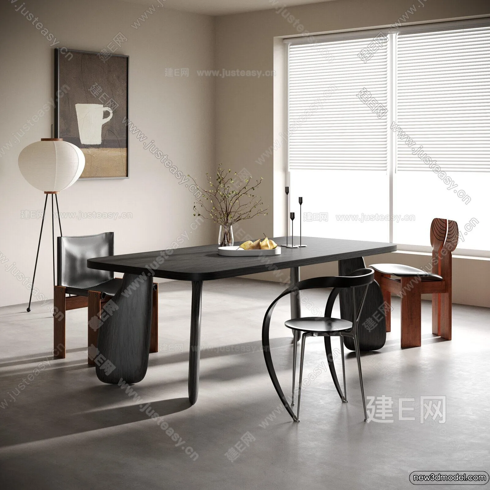 Dining Room - 3D Models - 3D Interior Scenes - 152