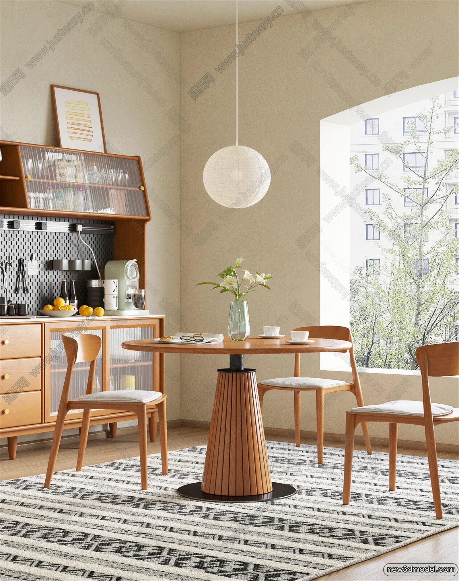 Dining Room - 3D Models - 3D Interior Scenes - 153