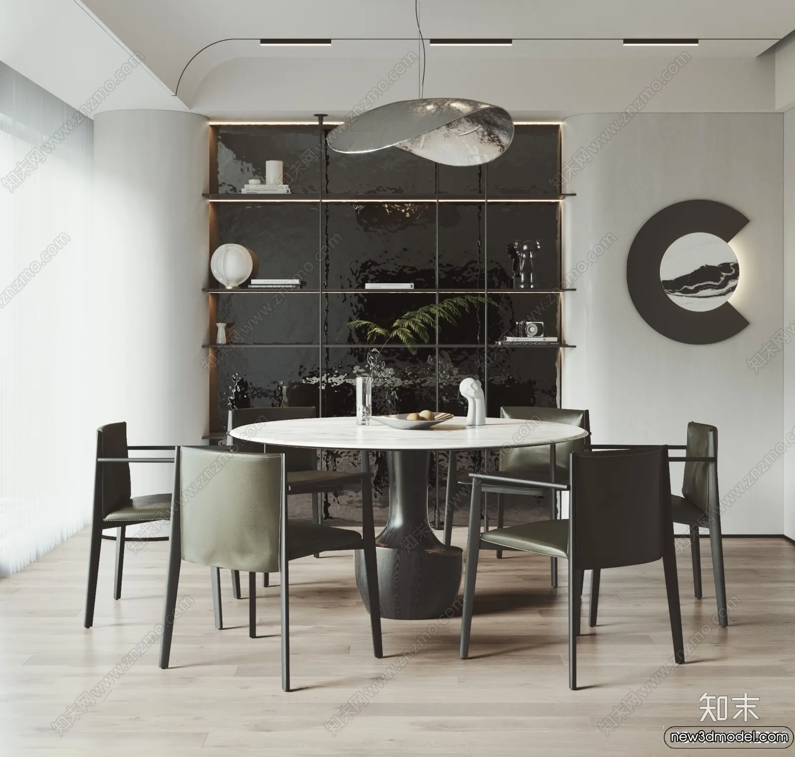 Dining Room - 3D Models - 3D Interior Scenes - 155