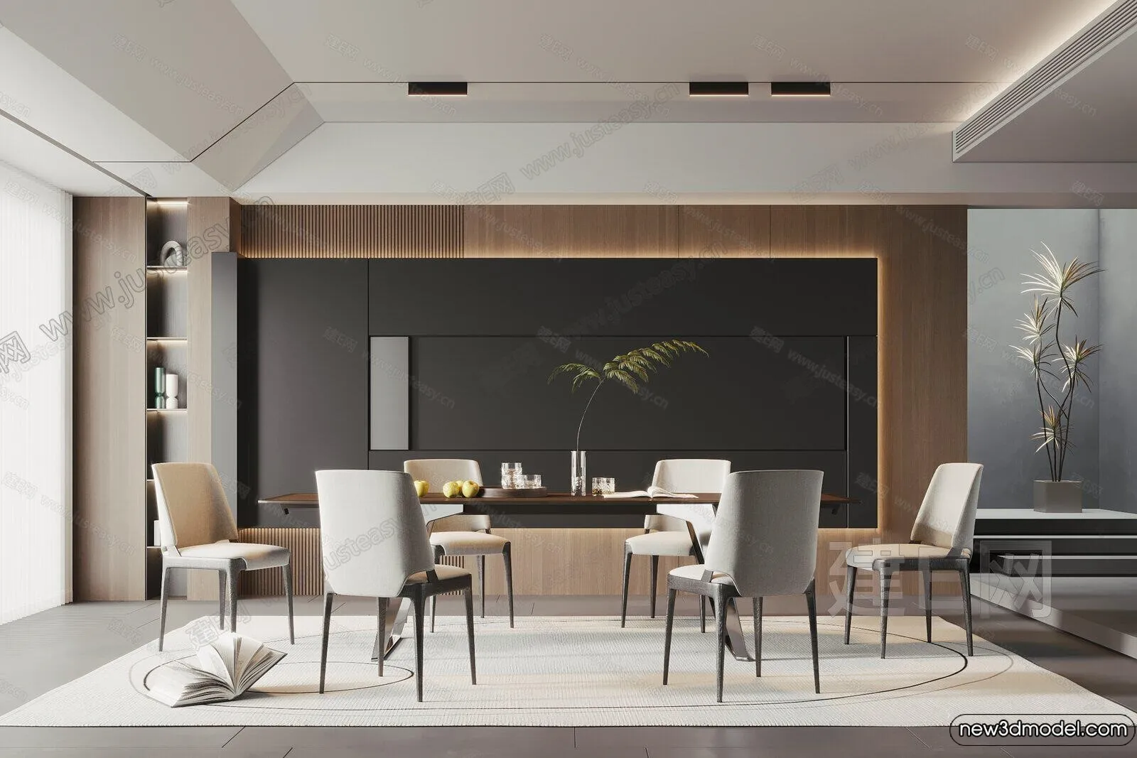 Dining Room - 3D Models - 3D Interior Scenes - 159
