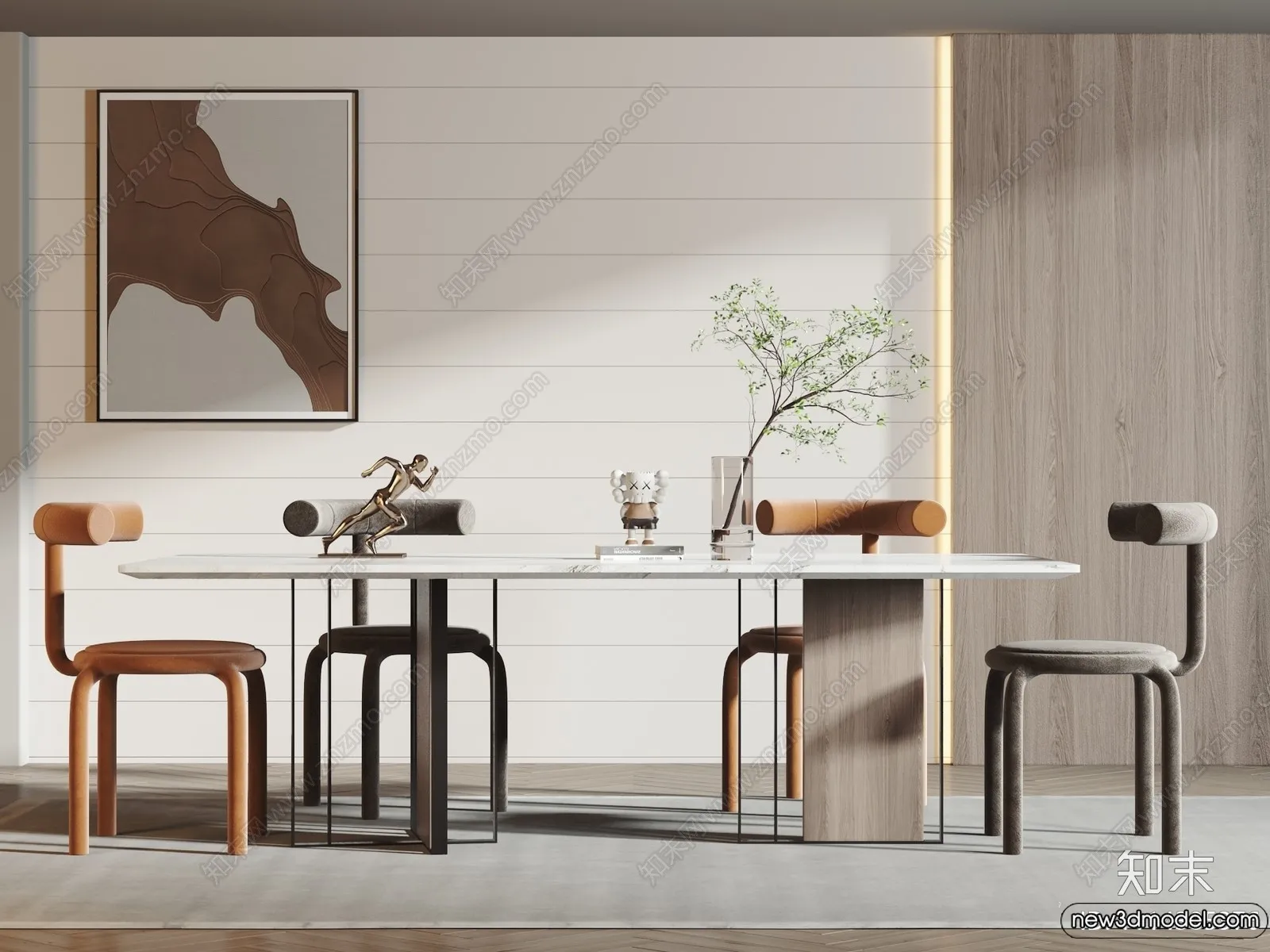 Dining Room - 3D Models - 3D Interior Scenes - 163