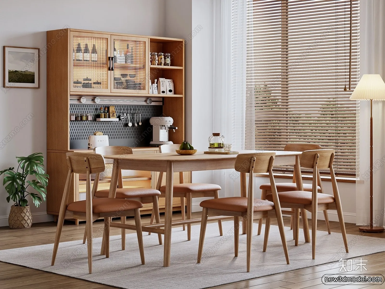 Dining Room - 3D Models - 3D Interior Scenes - 164