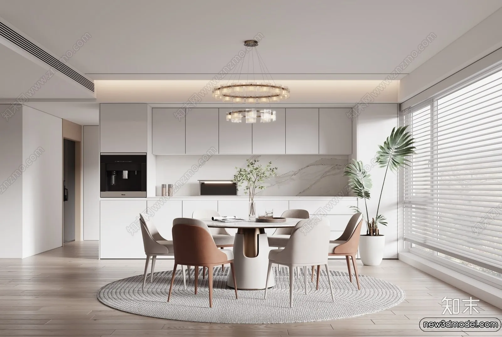 Dining Room - 3D Models - 3D Interior Scenes - 166