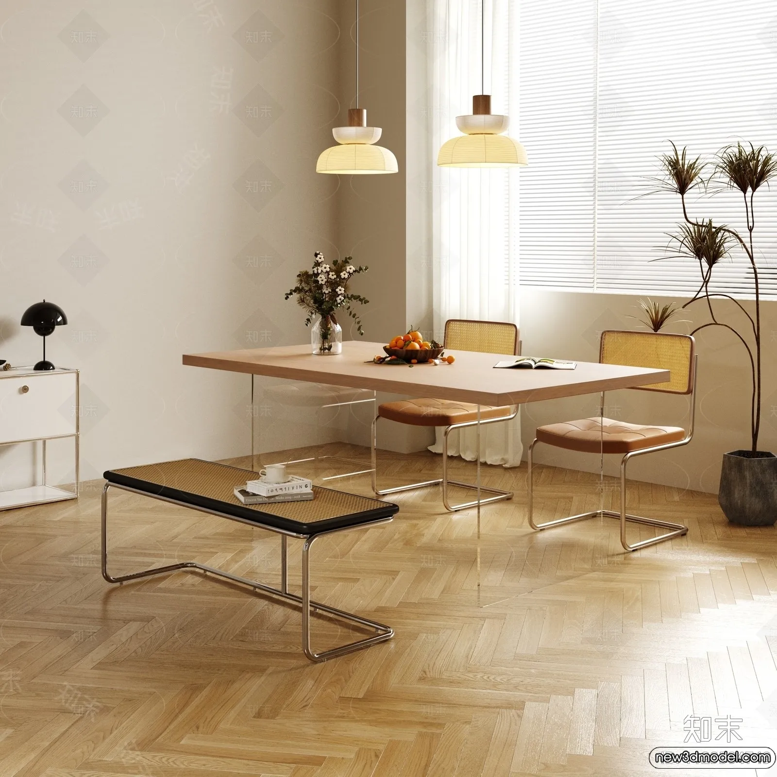 Dining Room - 3D Models - 3D Interior Scenes - 169