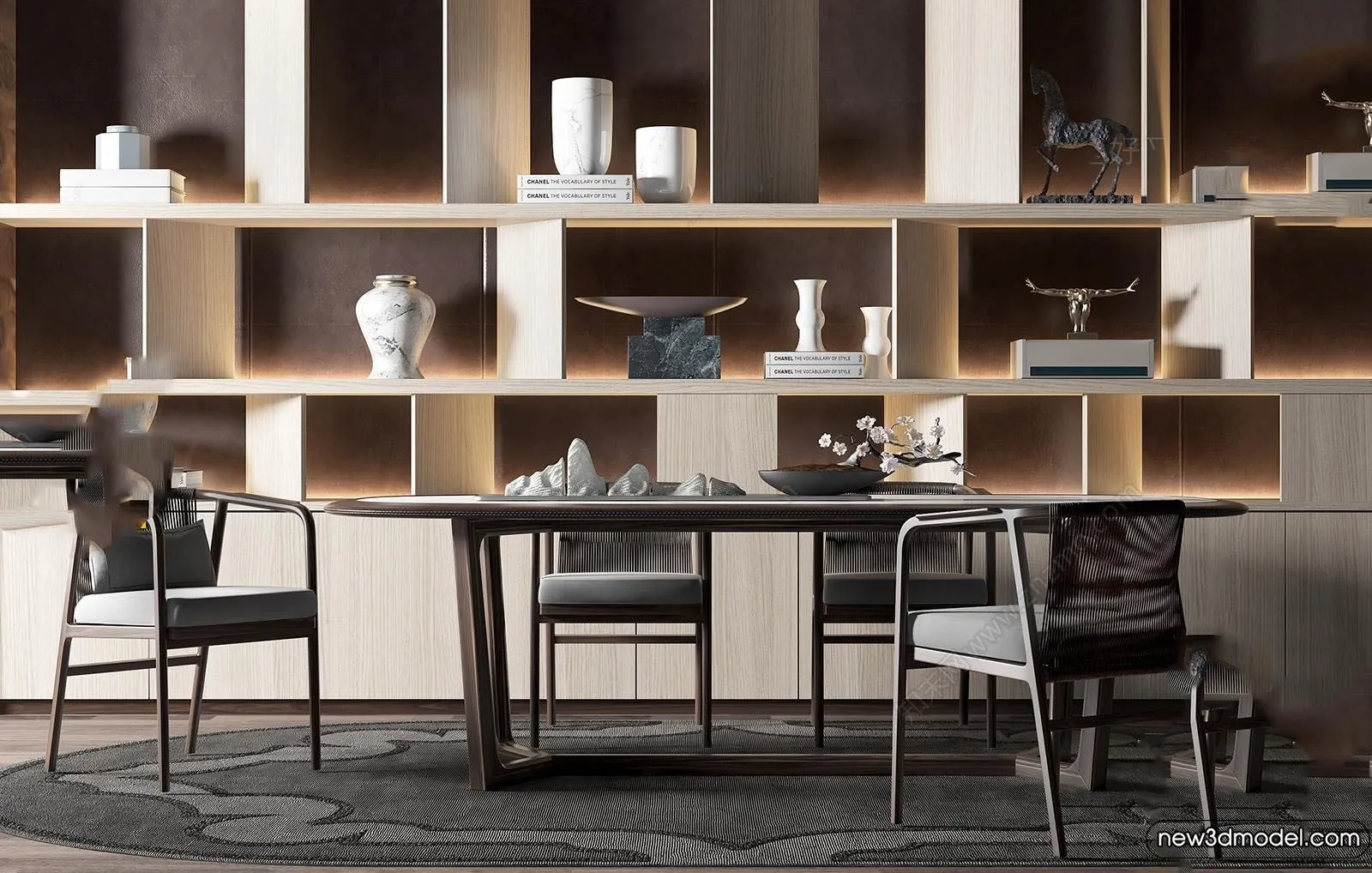 Dining Room - 3D Models - 3D Interior Scenes - 171