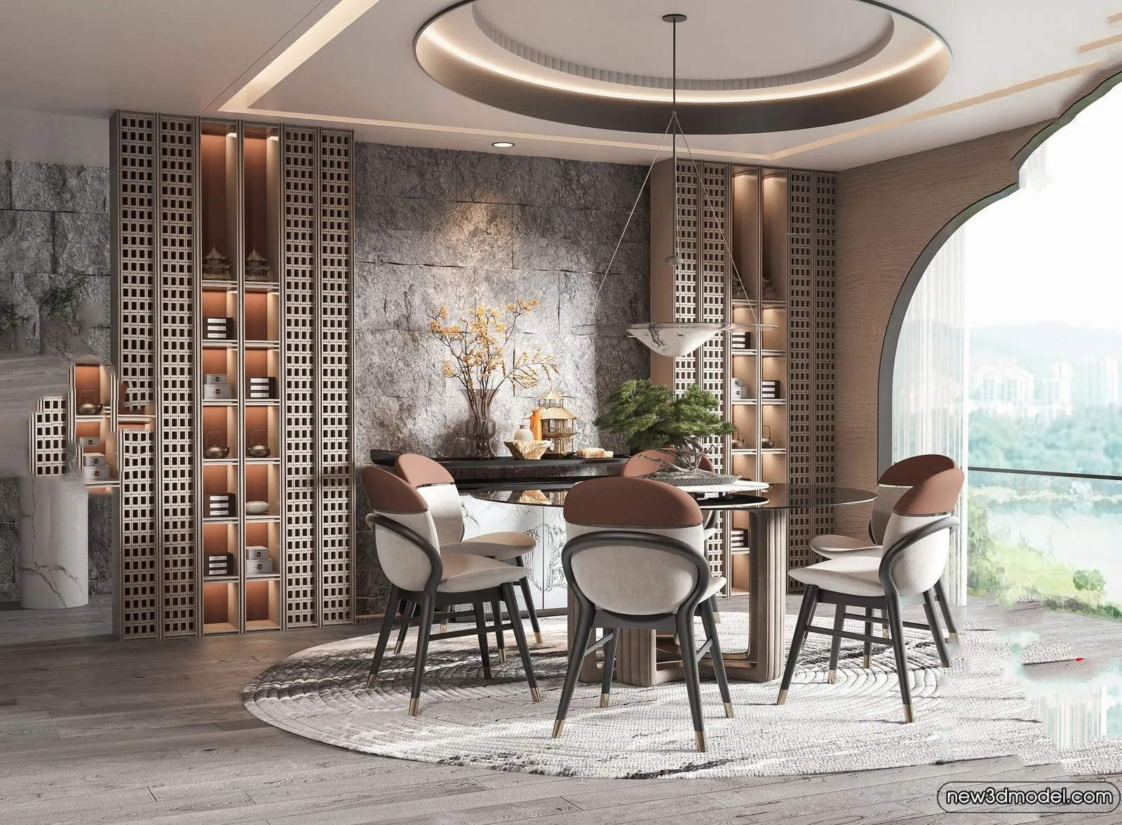 Dining Room - 3D Models - 3D Interior Scenes - 177