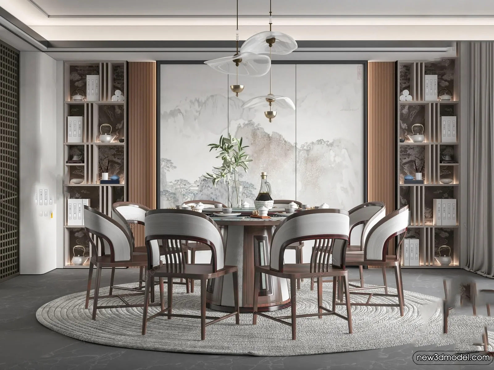 Dining Room - 3D Models - 3D Interior Scenes - 184