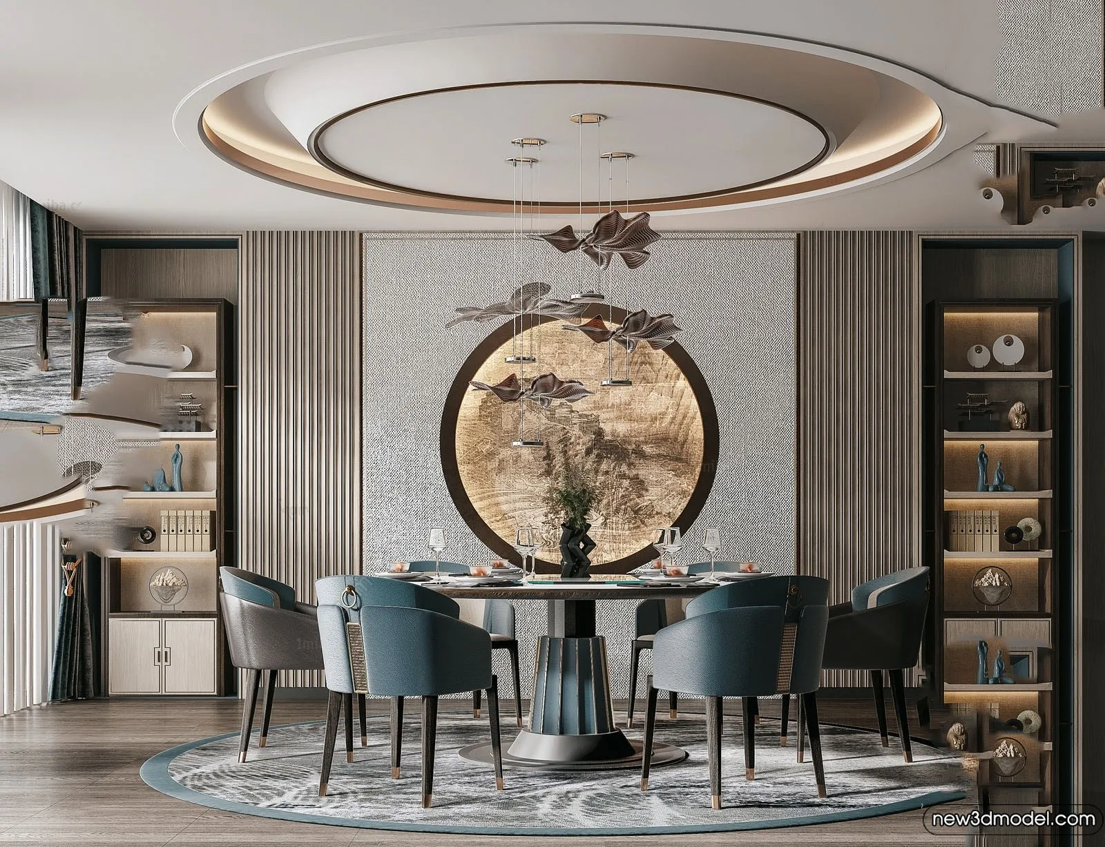 Dining Room - 3D Models - 3D Interior Scenes - 189