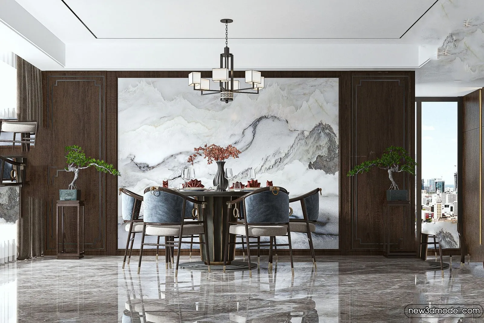 Dining Room - 3D Models - 3D Interior Scenes - 192