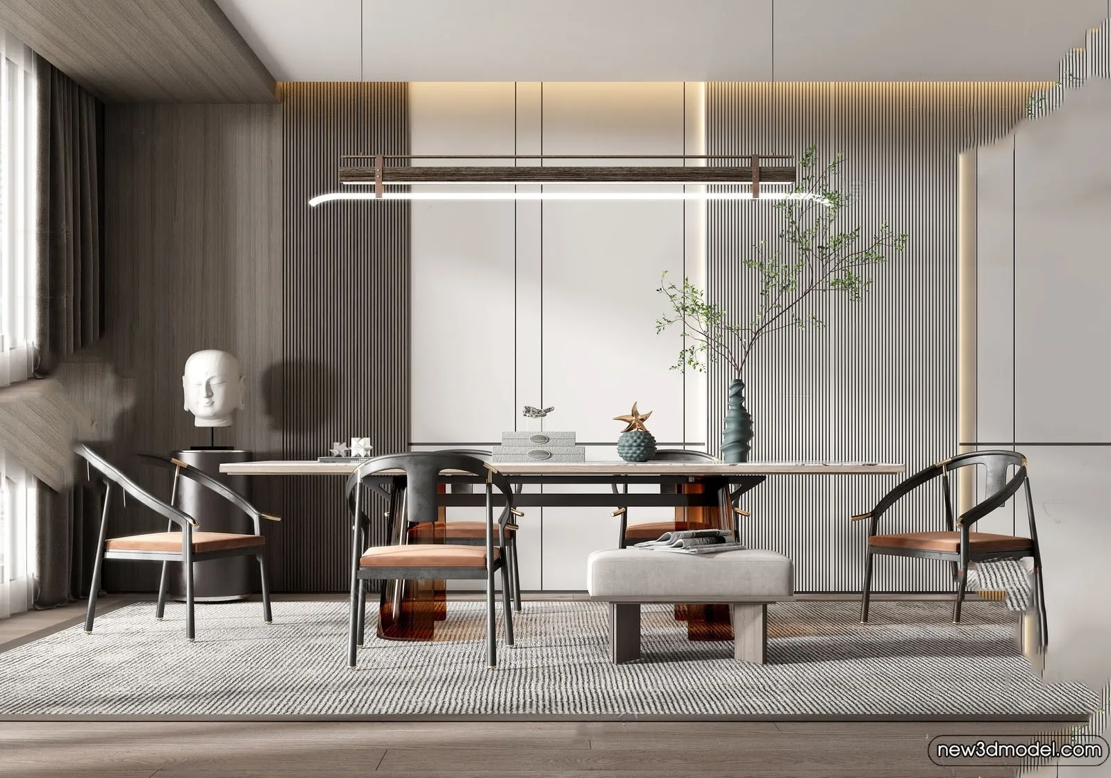 Dining Room - 3D Models - 3D Interior Scenes - 195
