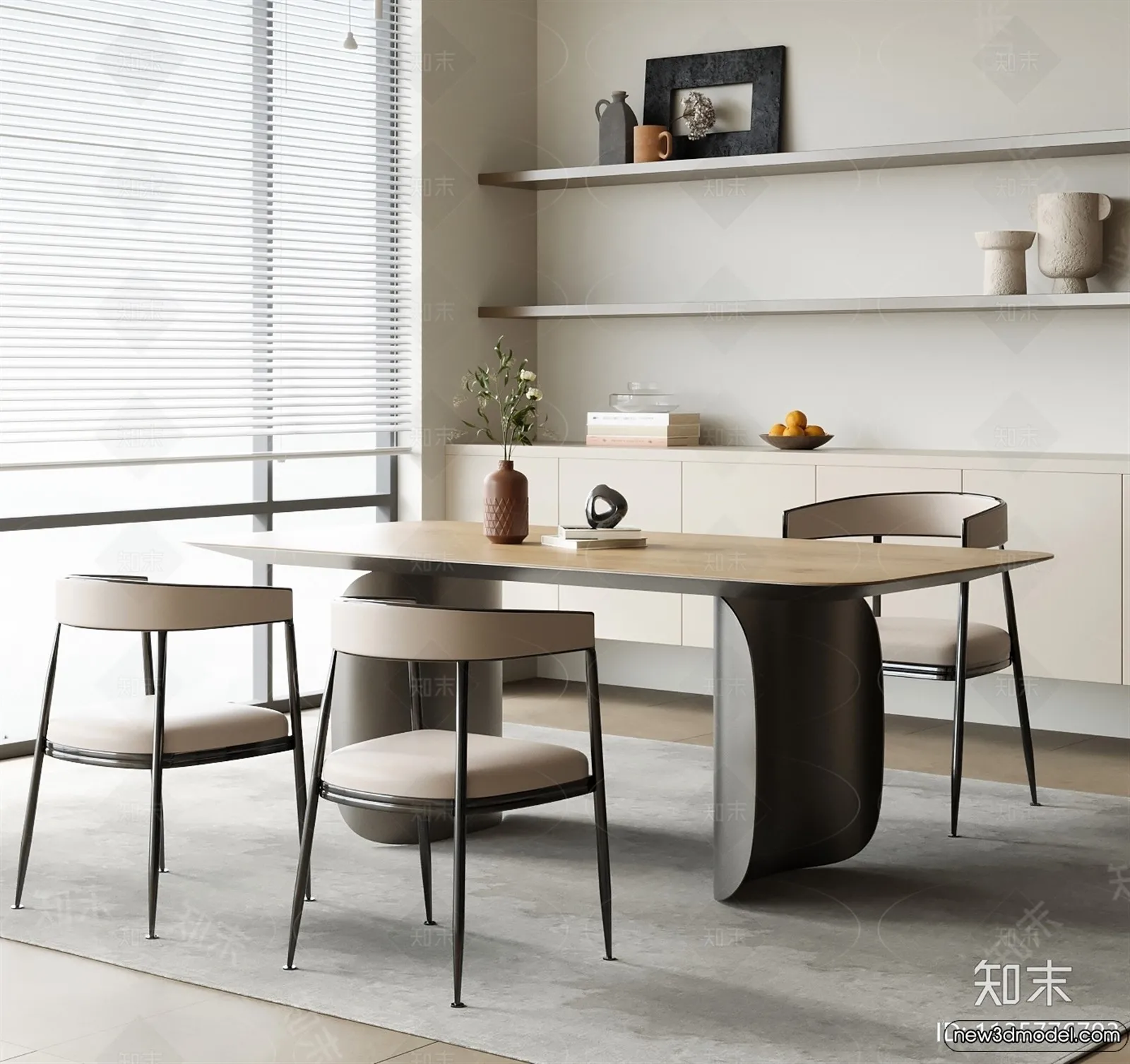 Dining Room - 3D Models - 3D Interior Scenes - 211