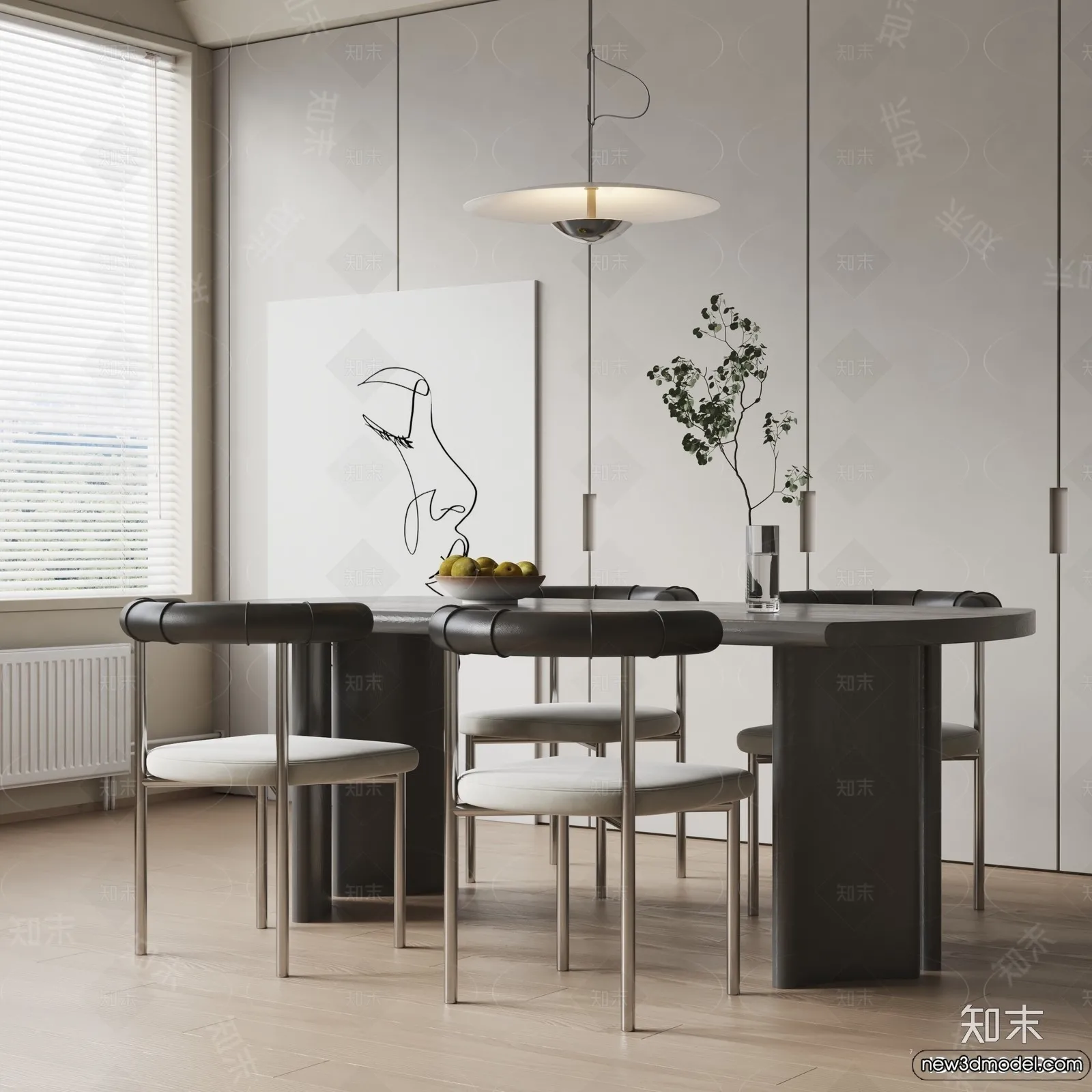 Dining Room - 3D Models - 3D Interior Scenes - 212
