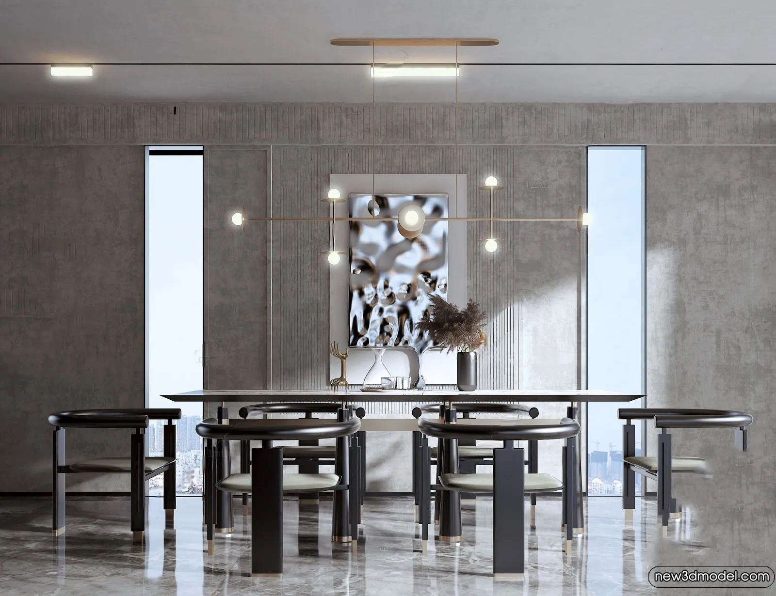 Dining Room - 3D Models - 3D Interior Scenes - 213