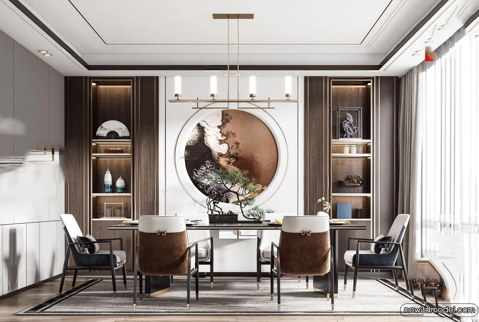 Dining Room - 3D Models - 3D Interior Scenes - 222