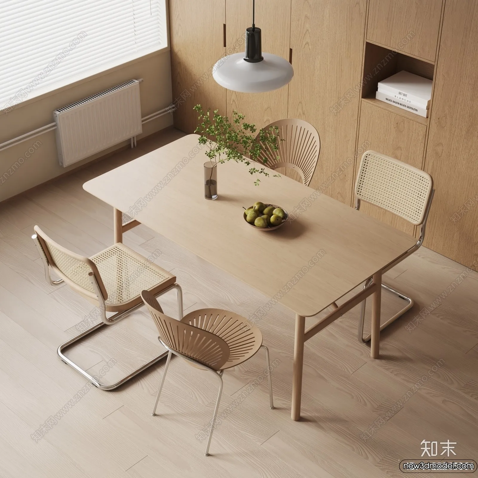Dining Room - 3D Models - 3D Interior Scenes - 244