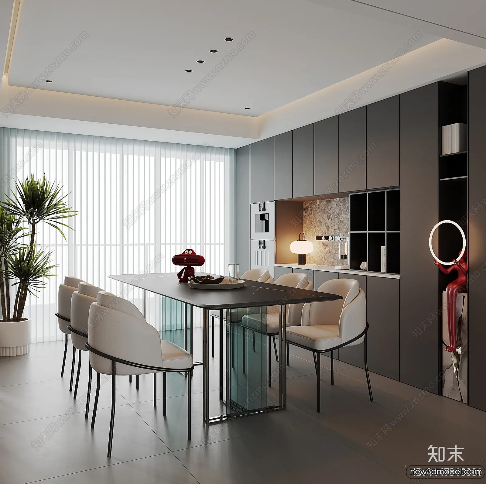 Dining Room - 3D Models - 3D Interior Scenes - 249