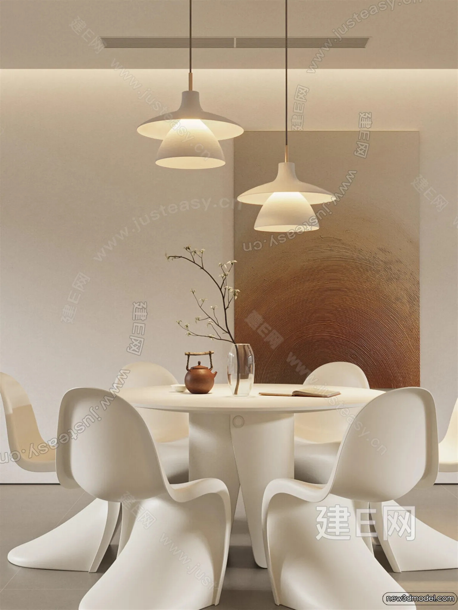 Dining Room - 3D Models - 3D Interior Scenes - 261
