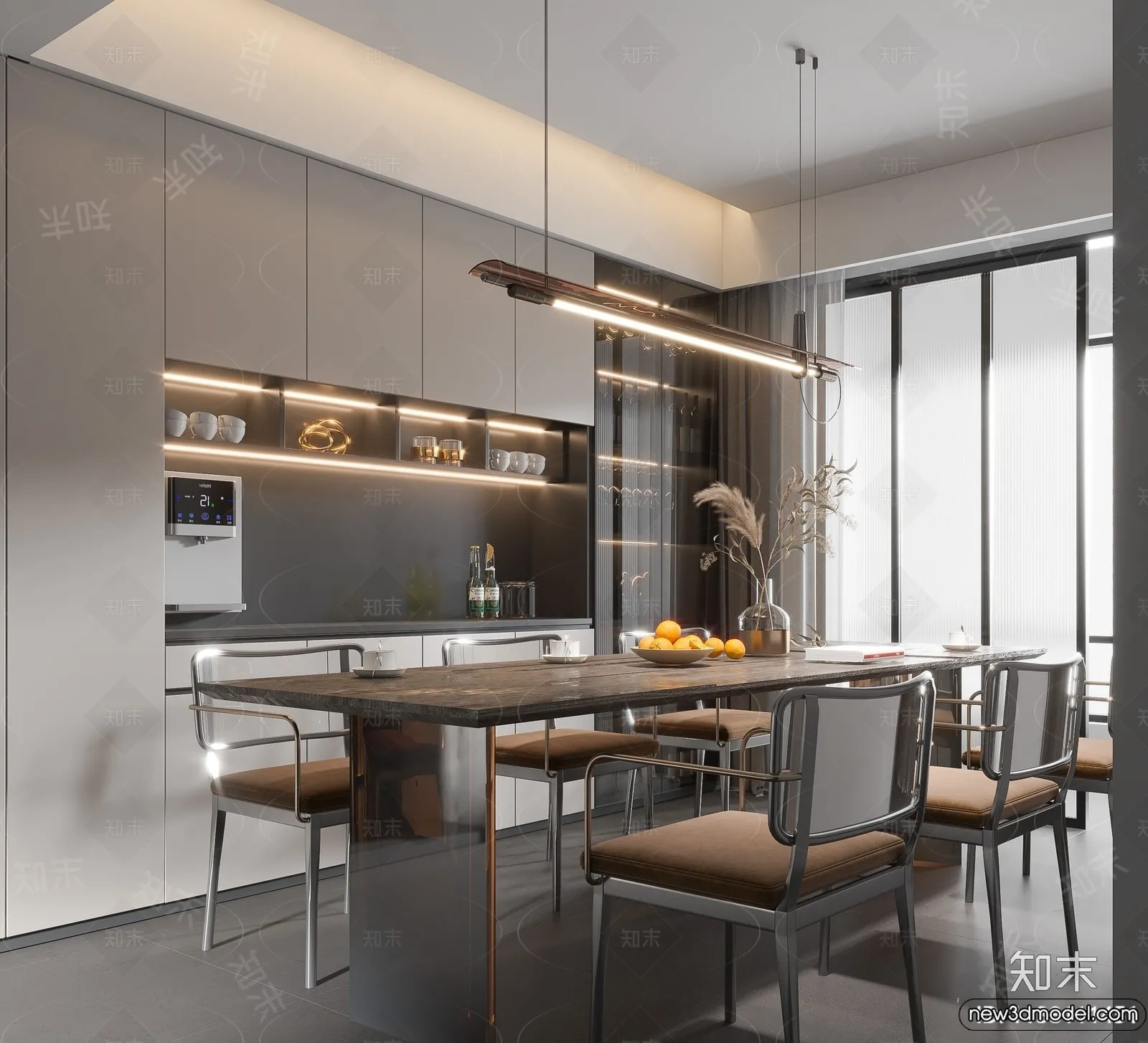 Dining Room - 3D Models - 3D Interior Scenes - 262