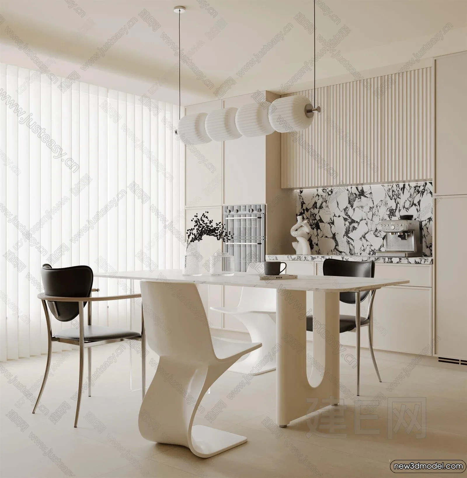 Dining Room - 3D Models - 3D Interior Scenes - 263