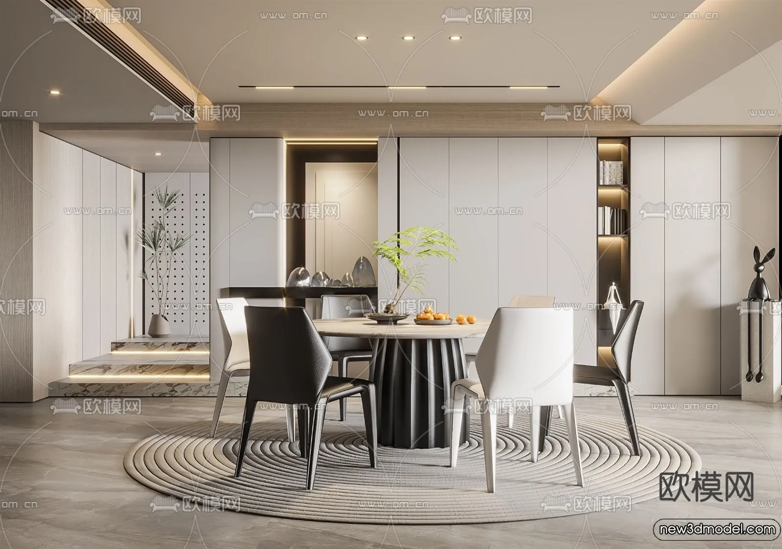 Dining Room - 3D Models - 3D Interior Scenes - 269
