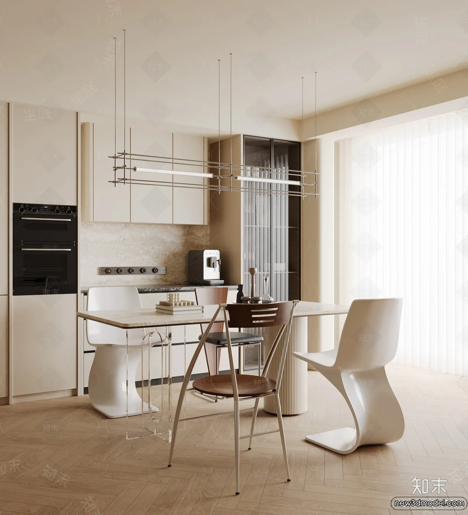 Dining Room - 3D Models - 3D Interior Scenes - 271