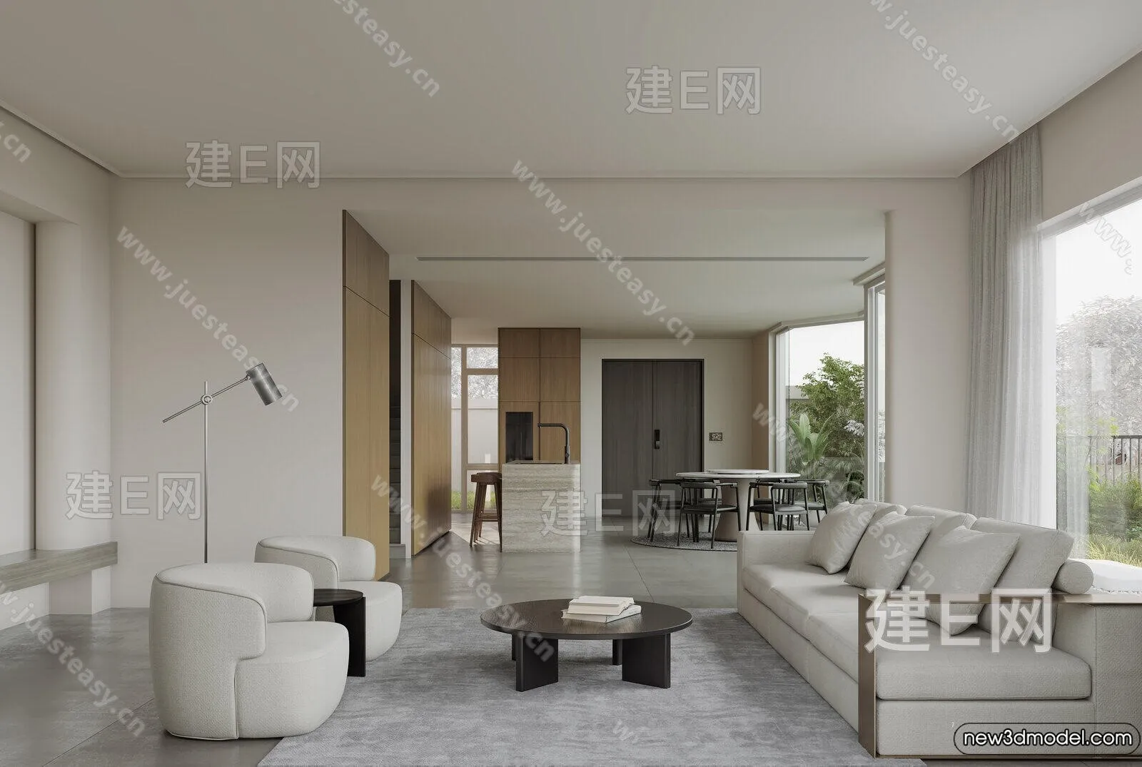 Dining Room - 3D Models - 3D Interior Scenes - 277