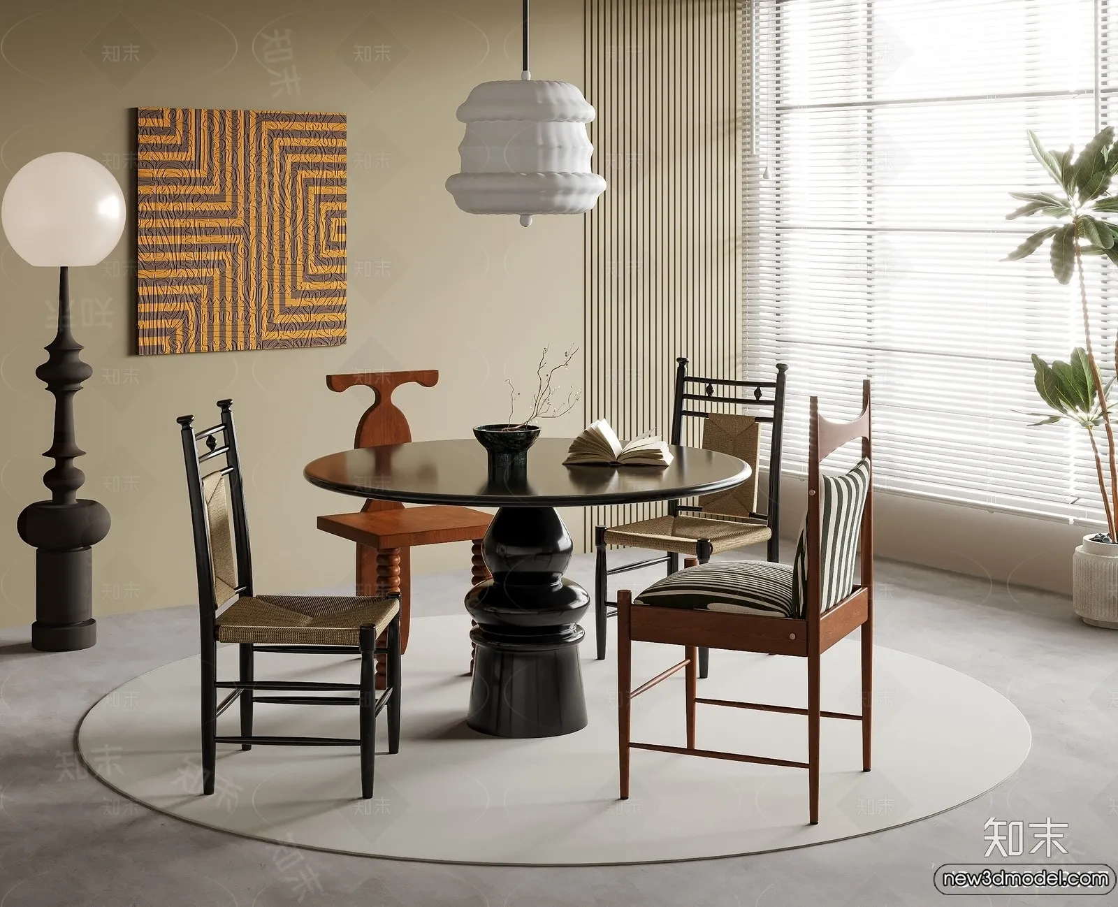 Dining Room - 3D Models - 3D Interior Scenes - 281