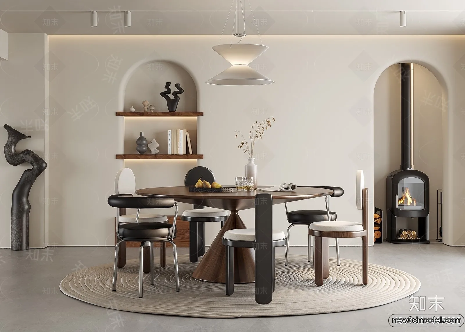 Dining Room - 3D Models - 3D Interior Scenes - 284