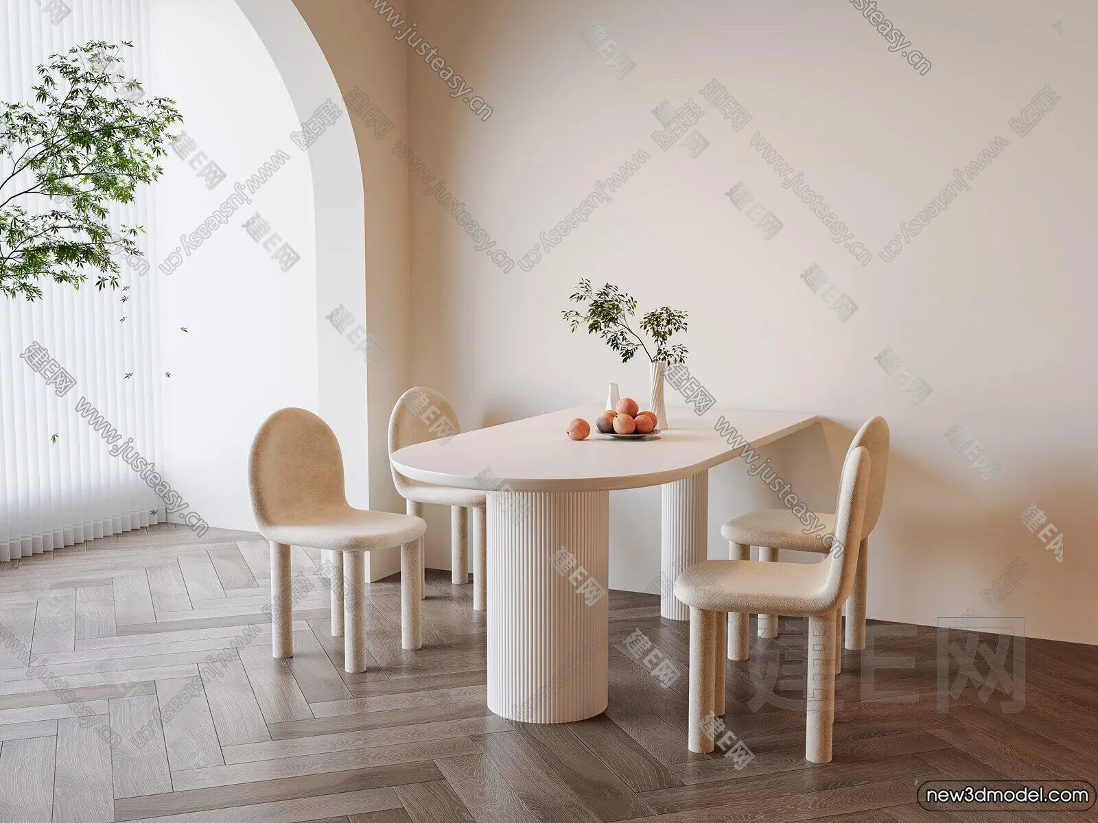 Dining Room - 3D Models - 3D Interior Scenes - 285