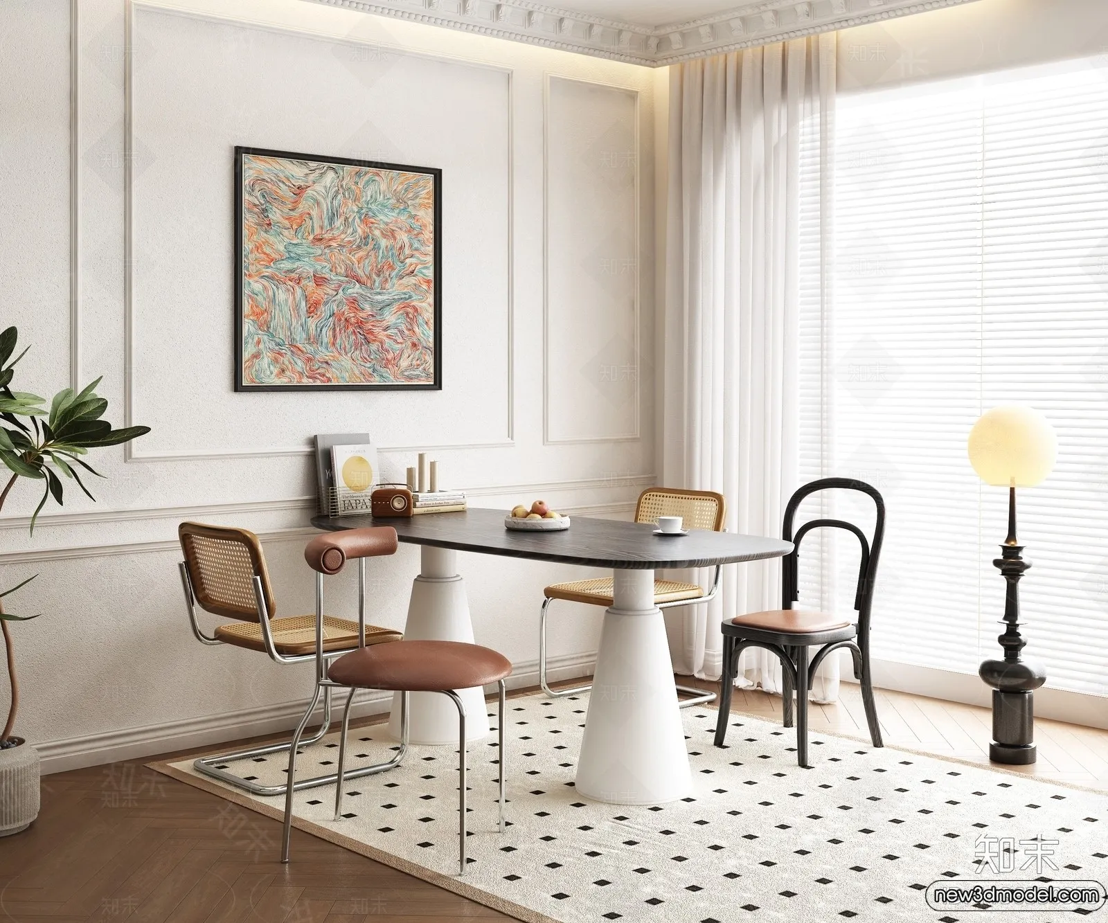 Dining Room - 3D Models - 3D Interior Scenes - 286