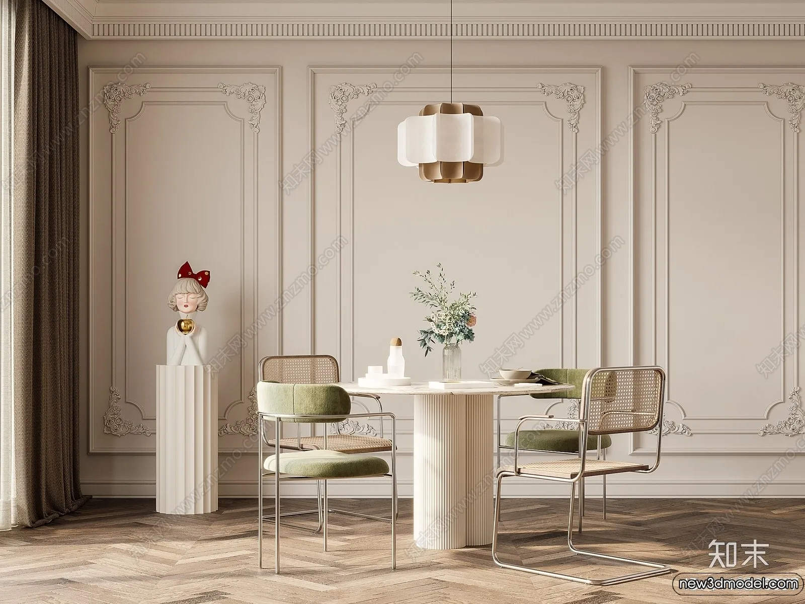 Dining Room - 3D Models - 3D Interior Scenes - 288