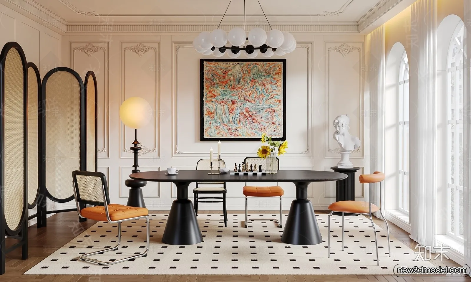 Dining Room - 3D Models - 3D Interior Scenes - 289