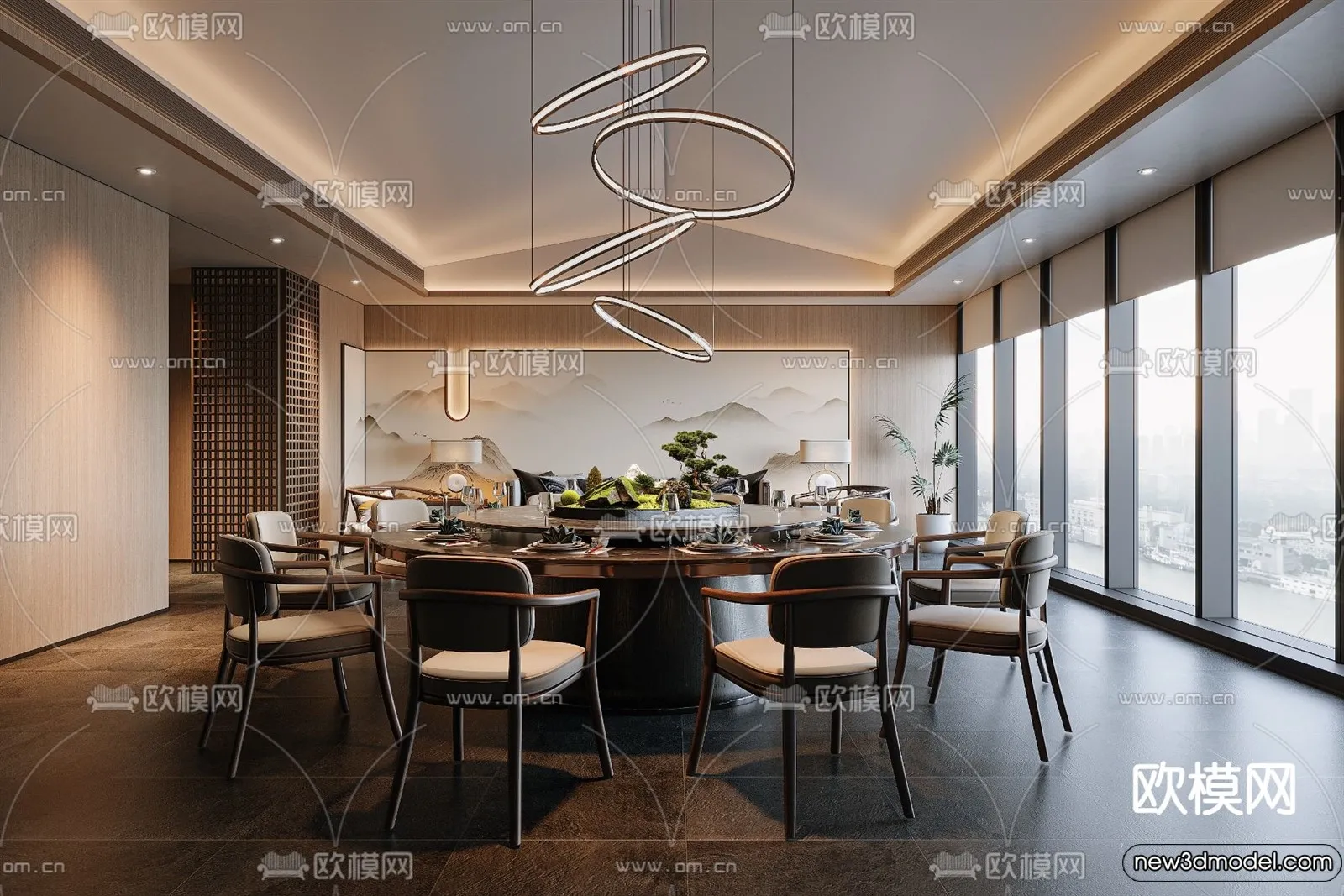 Dining Room - 3D Models - 3D Interior Scenes - 301