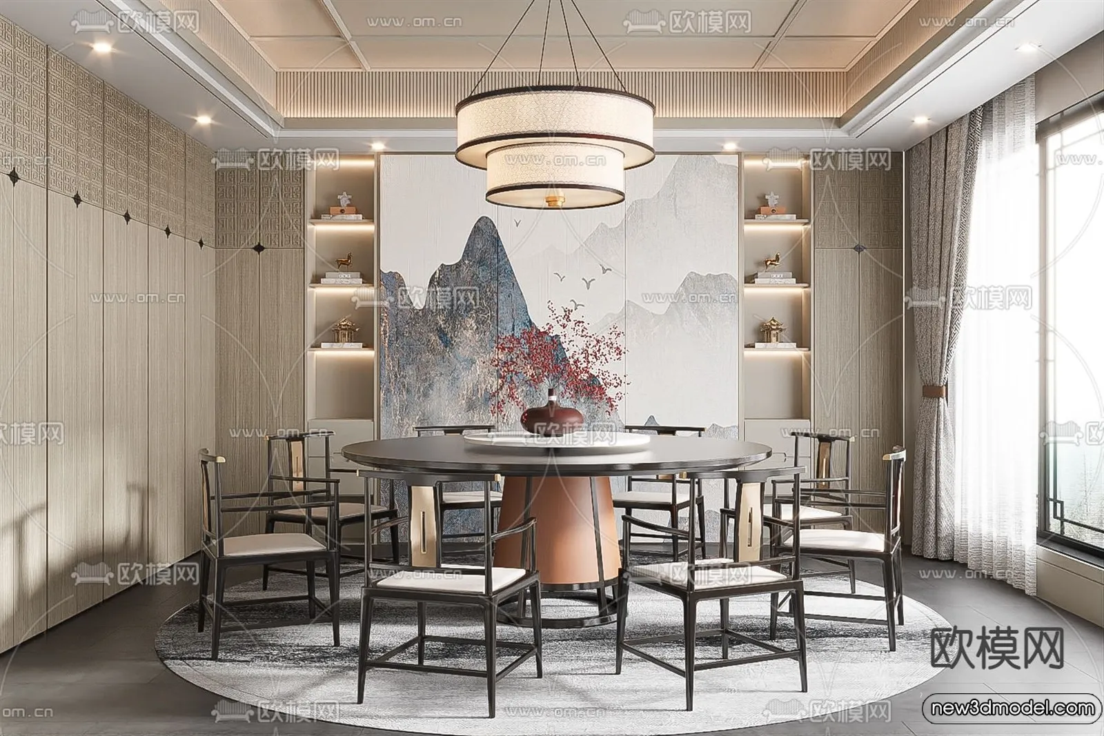 Dining Room - 3D Models - 3D Interior Scenes - 303