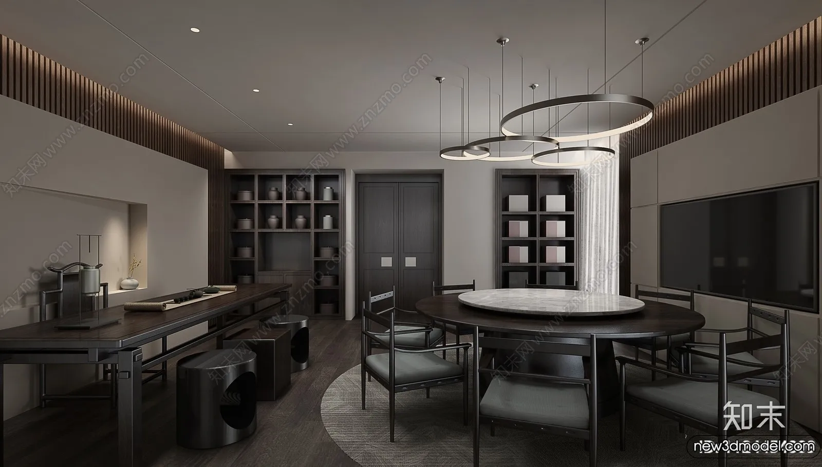 Dining Room - 3D Models - 3D Interior Scenes - 310