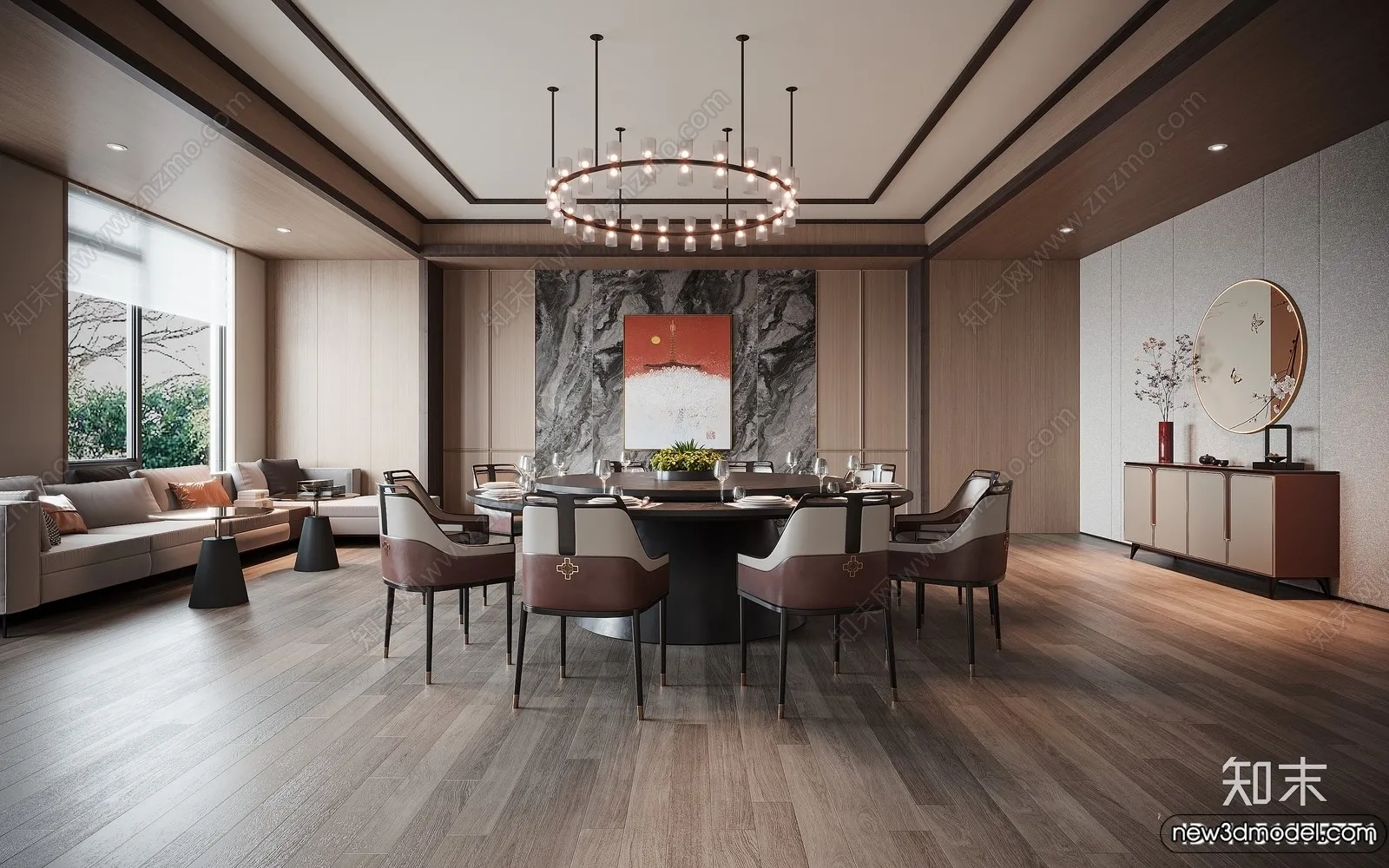 Dining Room - 3D Models - 3D Interior Scenes - 314