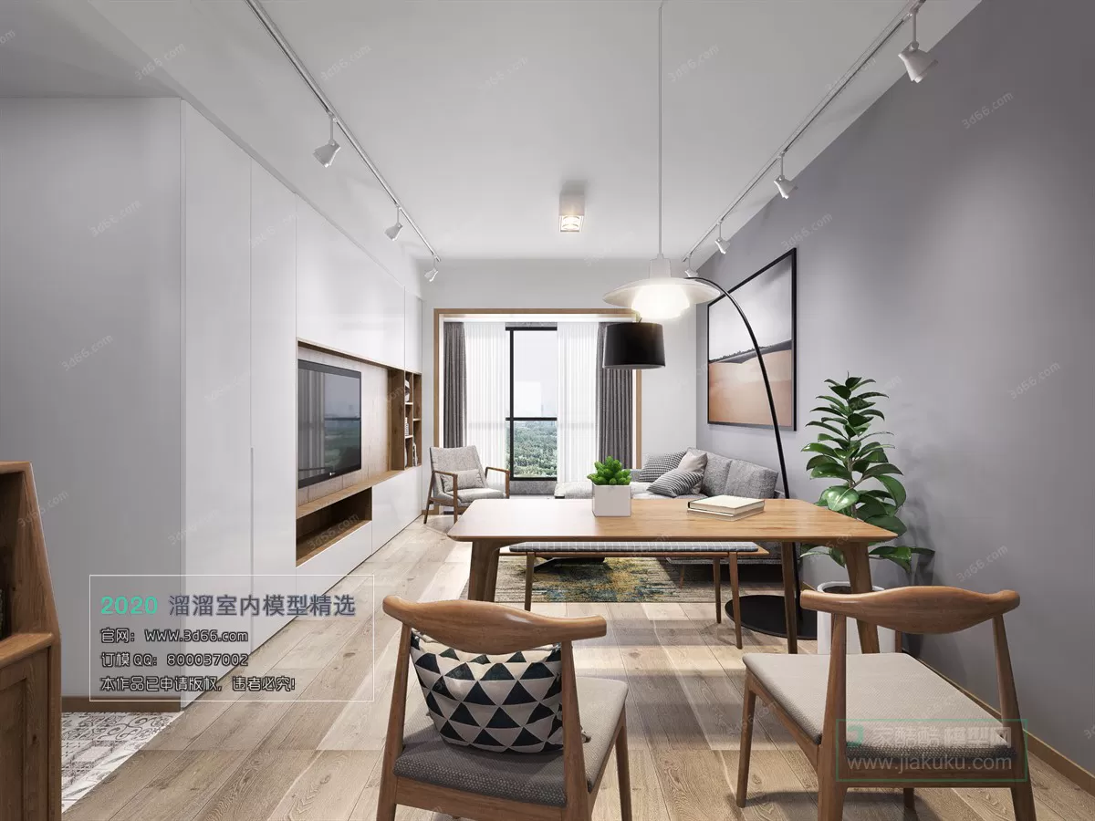 DINING ROOM - EUROPEAN STYLE - 3D MODELS