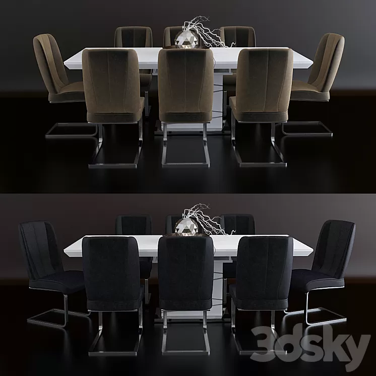 dining room furniture 3D Model
