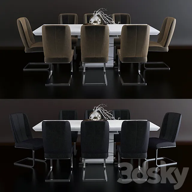 dining room furniture 3DModel