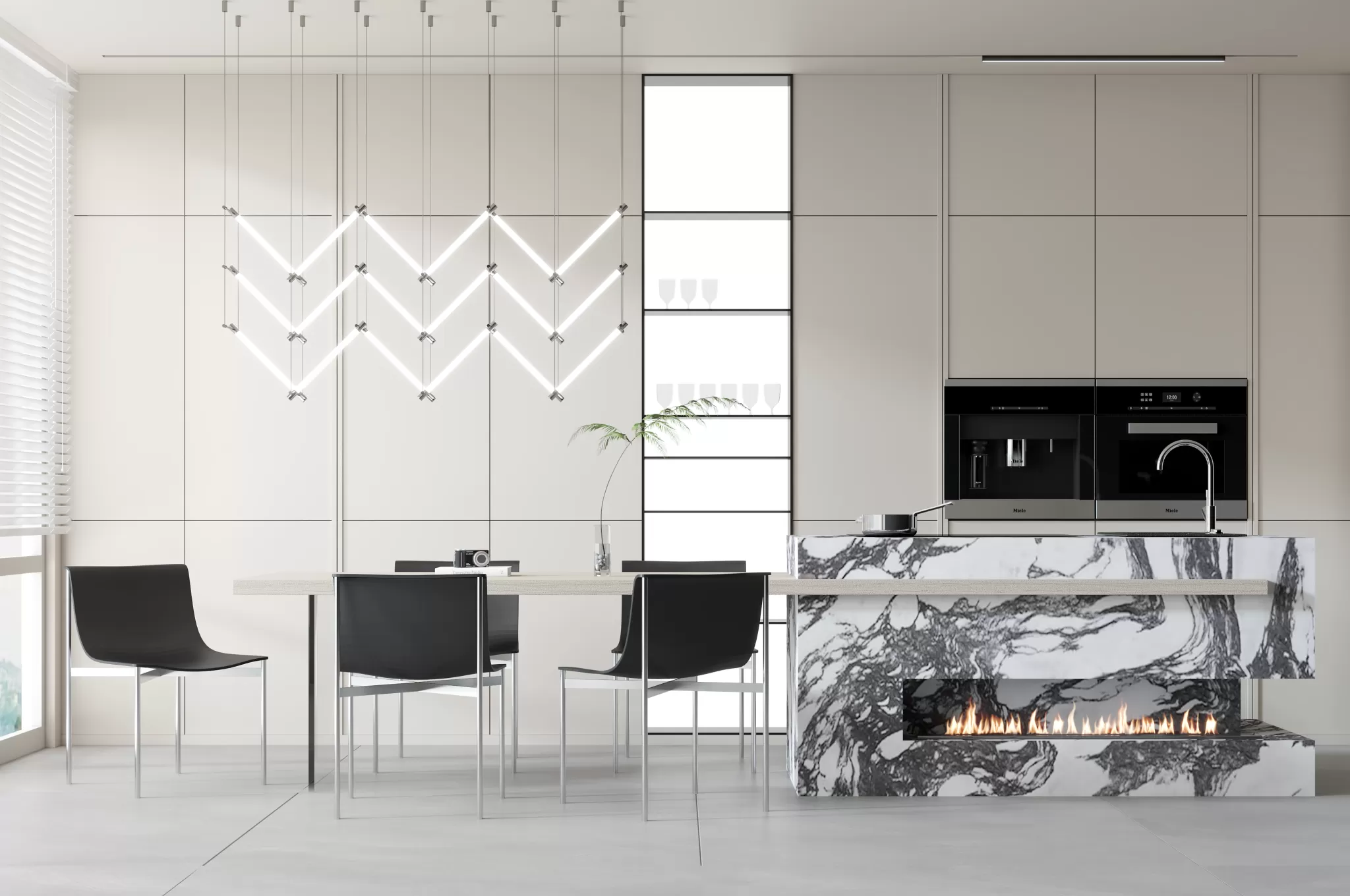 DINING ROOM SETS - 3D SCENE - 218