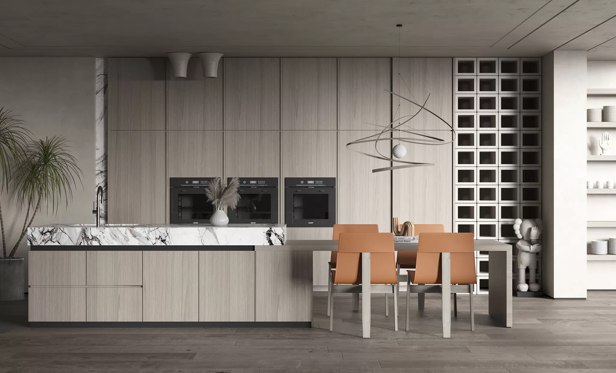 DINING ROOM SETS - 3D SCENE - 221